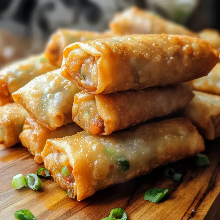 Crispy veggie egg roll recipe with fresh ingredients