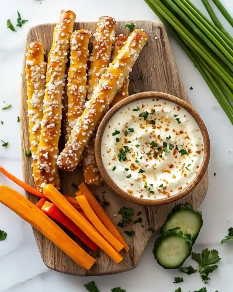 Easy Garlic Parmesan Pretzels: The Ultimate 10-Minute Party Snack (Oven & Air Fryer) 20 garlic parmesan pretzels with dip