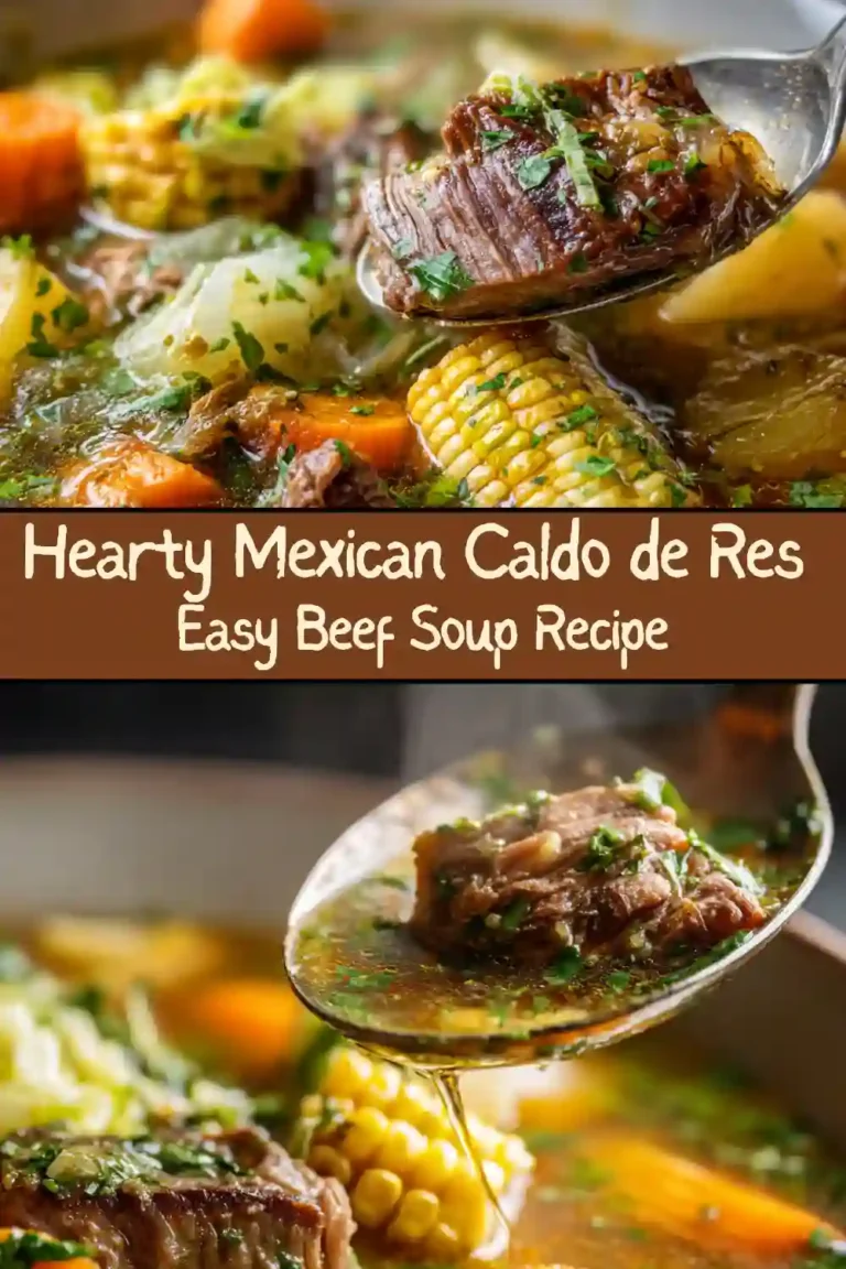 Mexican caldo de res